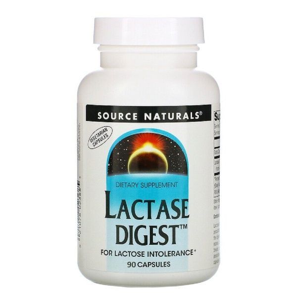 Лактаза, 40 мг, Lactase, Solaray, 100 вегетаріанських капсул,  Solaray фото