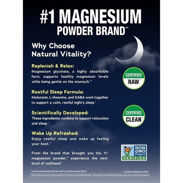 Спокійний сон з мелатоніном, CALM Sleep with Melatonin, Natural Vitality, 120 капсул,  Natural Vitality фото