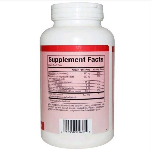 Цитрат Кальцію Магнію, Вітамін D, Calcium & Magnesium Citrate, With D, Natural Factors, 180 Таблеток,  Natural Factors фото