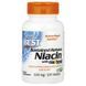 Ниацин, Витамин В3, 500 мг, Sustained-Release Niacin with niaXtend, Doctor's Best, 120 таблеток,  Doctor's Best фото 1