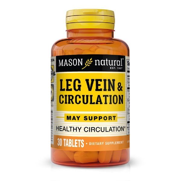 Нормализация Венозного Кровообращения, Leg Vein & Circulation, Mason Natural, 30 таблеток,  Mason Natural фото