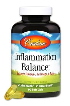 Протизапальний Комплекс, Inflammation Balance, Carlson, 90 желатинових капсул,  Carlson фото