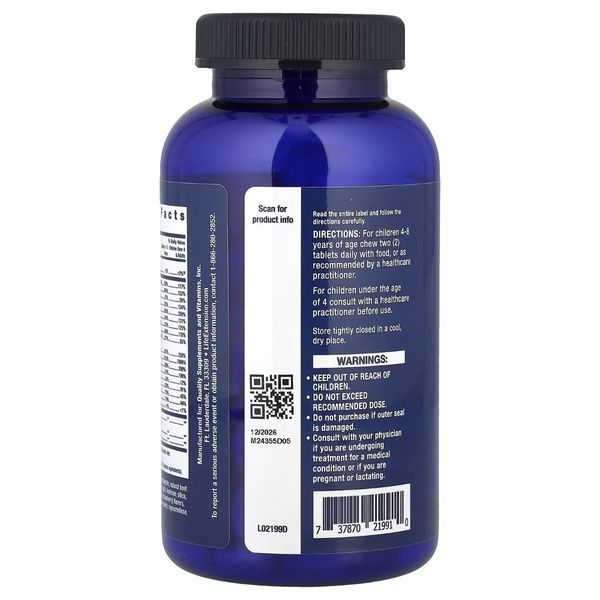 Мультивітаміни для дітей, смак ягід, Children's Formula, Life Extension, 120 жувальних таблеток,  Life Extension фото