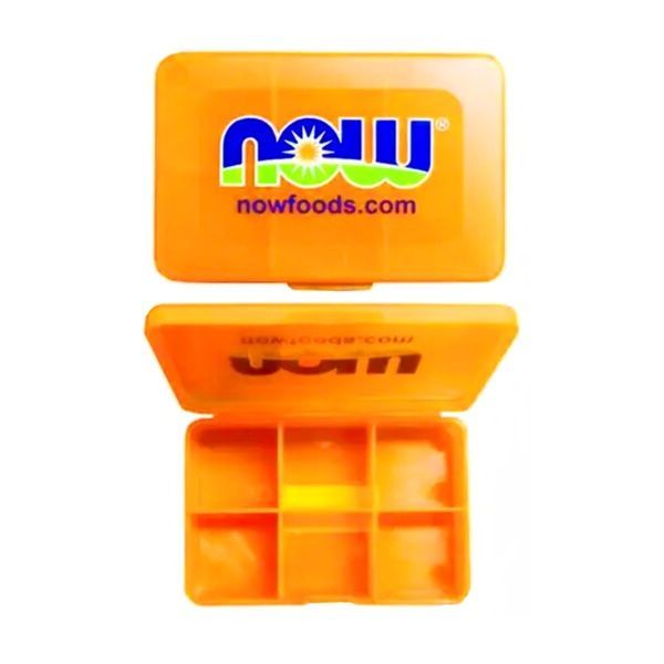 Органайзер для таблеток, таблетница, Pocket Pack Vitamin Case Small, Now Foods, 6 секций,  Now Foods фото