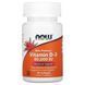 Витамин D-3 50000 МЕ, Vitamin D3, Now Foods, 50 желатиновых капсул,  Now Foods фото 2