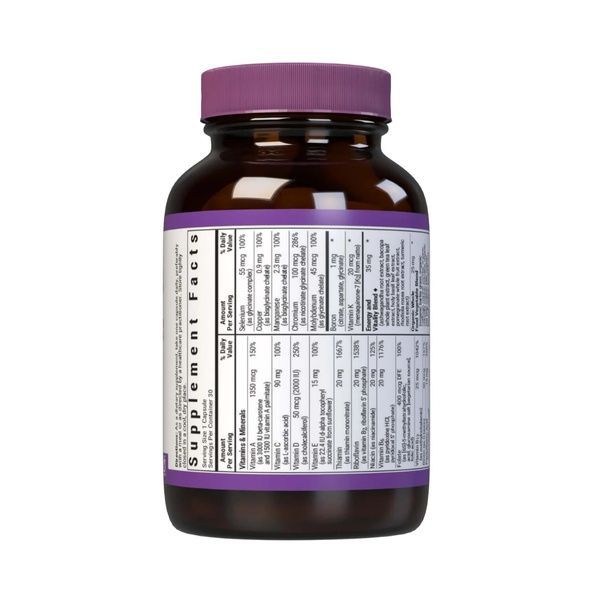 Мультивітаміни без заліза, MAXI ONE Iron Free, Bluebonnet Nutrition, 30 вегетаріанських капсул,  Bluebonnet Nutrition фото