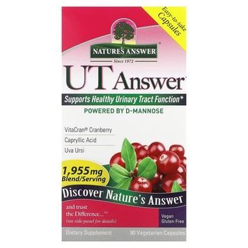 Здоров'я сечовивідних шляхів, UT Answer, Nature's Answer, 90 вегетаріанських капсул,  Nature's Answer фото