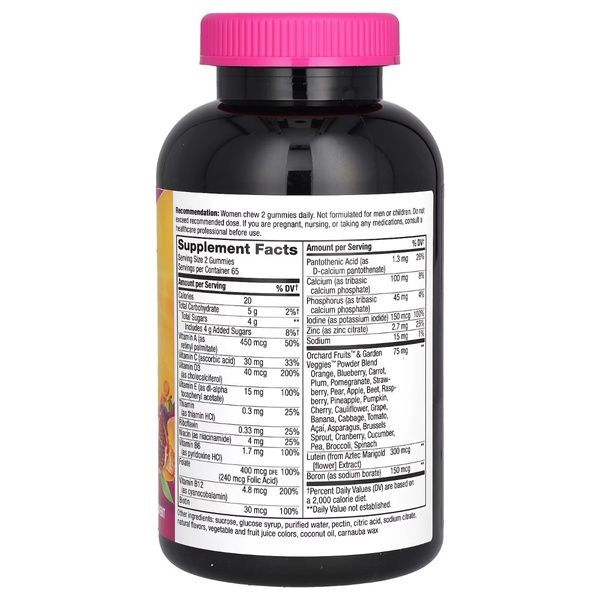 УЦІНКА Мультивітаміни для жінок 50+, смак ягід, Alive! Women's 50+ Gummy Multivitamins, Nature's Way, 130 жувальних цукерок (пошкодження упаковки),  Nature's Way фото