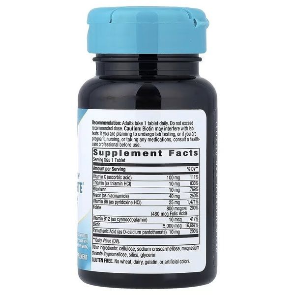 Биотин-форте, 5 мг, Biotin Forte, Nature's Way, 60 таблеток,  Nature's Way фото