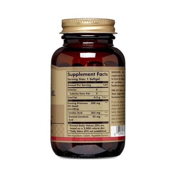 Масло Примулы Вечерней 500 мг, Evening Primrose Oil, Solgar, 90 желатиновых капсул,  Solgar фото