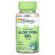 Алое вера, концентрований гель, 10 мг, Aloe Vera Gel, Solaray, 100 вегетаріанських капсул,  Solaray фото 1