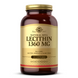 Лецитин невибілений 1360 мг, Natural Soya Lecithin, Solgar, 100 желатинових капсул,  Solgar фото 1
