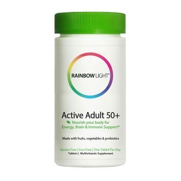 Мультивитамины для взрослых, Active Adult 50+, Rainbow Light, 30 таблеток,  Rainbow Light фото