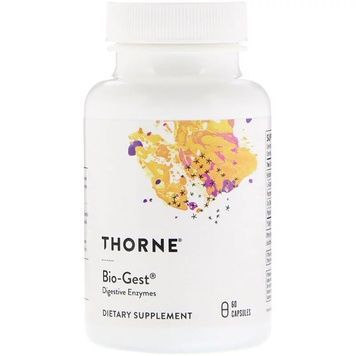 Пищеварительные ферменты Био-Гест, Thorne, Bio-Gest, 60 капсул,  Thorne фото