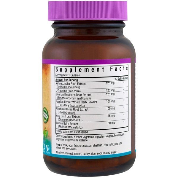Комплекс для Зняття Стресу, Targeted Choice Stress Relief, Bluebonnet Nutrition, 30 вегетаріанських капсул,  Bluebonnet Nutrition фото