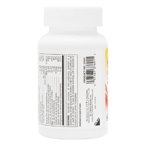УЦЕНКА Комплекс с железом Hema-Plex, Iron, Natures Plus, 60 Мягких Желатиновых Капсул (вмятины),  Natures Plus фото