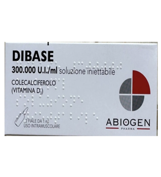 Ін'єкційний препарат Dibase (вітамін D3), Abiogen Pharma, 300000UI/мл Abiogen Pharma фото