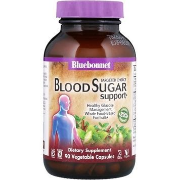 Контроль Сахара в Крови, Targeted Choice, Bluebonnet Nutrition, 90 вегетарианских капсул,  Bluebonnet Nutrition фото