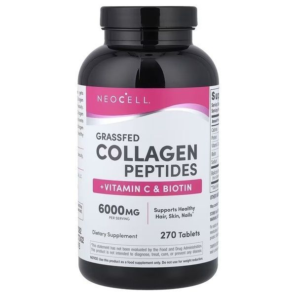 Супер Коллаген с Витамином C и Биотином, Super Collagen + Vitamin C & Biotin, NeoCell, 270 таблеток,  Neocell фото