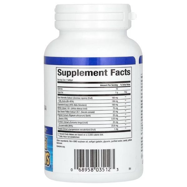 Здоровье простаты, растительная формула, Prostate Health, Natural Factors, 60 капсул,  Natural Factors фото