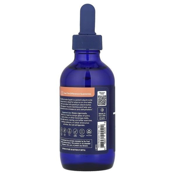Электролиты-Кето в каплях, Keto Electrolyte, Trace, 118 мл,  Trace фото