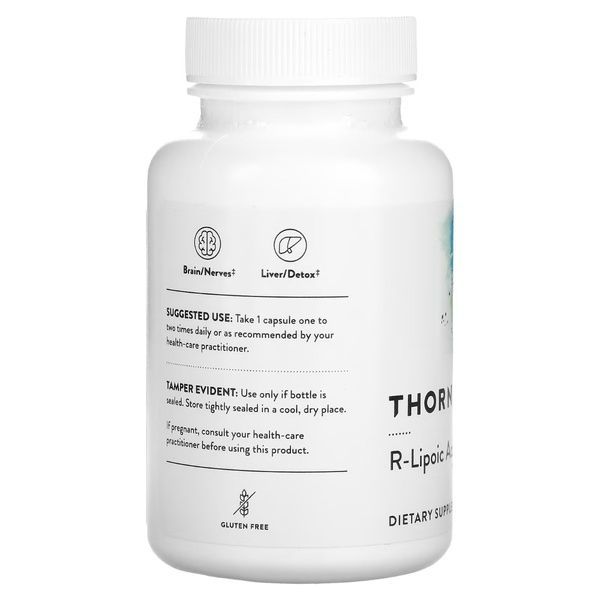 R-Ліпоєва кислота, R-Lipoic Acid, Thorne, 60 капсул,  Thorne фото
