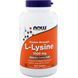 L-Лізин, L-Lysin, Now Foods, 1000 мг, 250 таблеток,  Now Foods фото 1