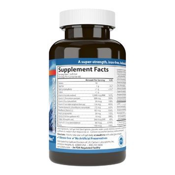 Мультивитамины с Омега-3, Multi + Omega-3, Carlson, 60 гелевых капсул,  Carlson фото