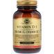 Витамин D3, 250 мкг, 10,000 МЕ, Vitamin D3 (Cholecalciferol), Solgar, 120 гелевых капсул,  Solgar фото 1