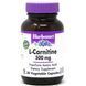 L-Карнитин 500 мг, L-Carnitine, Bluebonnet Nutrition, 30 вегетарианских капсул,  Bluebonnet Nutrition фото 1