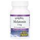 Мелатонін, 3 мг, Stress Relax, Melatonin, Natural Factors, 90 жувальних таблеток,  Natural Factors фото 1