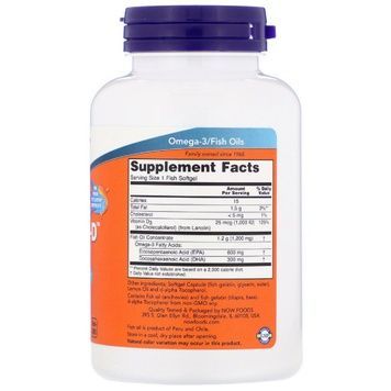 Ультра Омега 3 та Вітамін D, Ultra Omega 3-D, Now Foods, 90 капсул,  Now Foods фото