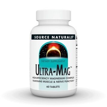 Ультра Магній та Вітамін В6, Ultra-Mag, Source Naturals, 60 таблеток,  Source Naturals фото