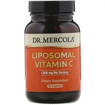 Вітамін C в ліпосомах, 1000 мг, Liposomal Vitamin C, Dr. Mercola, 60 капсул,  Dr. Mercola фото