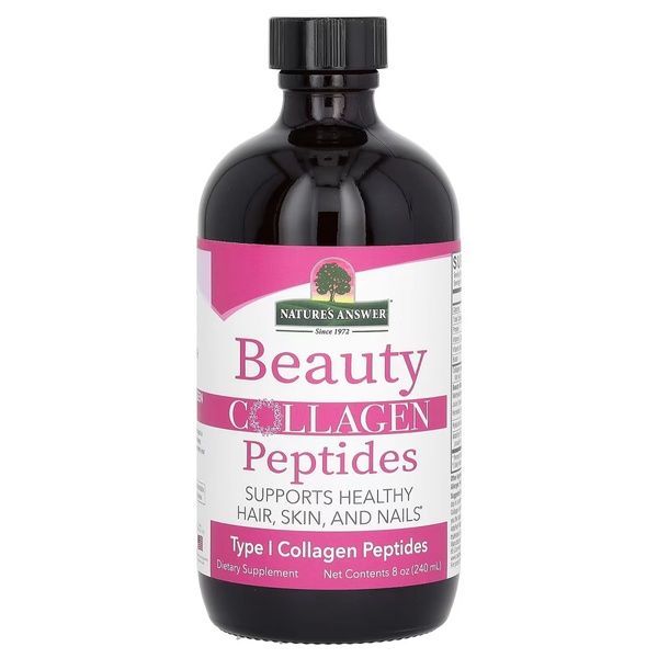 Колагенові пептиди краси, смак ягід, Beauty Collagen Peptides, Nature's Answer, 240 мл,  Nature's Answer фото