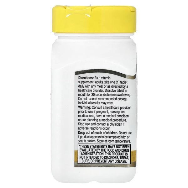Витамин B12, 5000 мкг, вкус вишни, Vitamin B-12, 21st Century, 110 таблеток,  21st Century фото