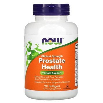 Комплекс для Здоров'я Простати Clinical Strength, Now Foods, 90 Желатинових капсул,  Now Foods фото