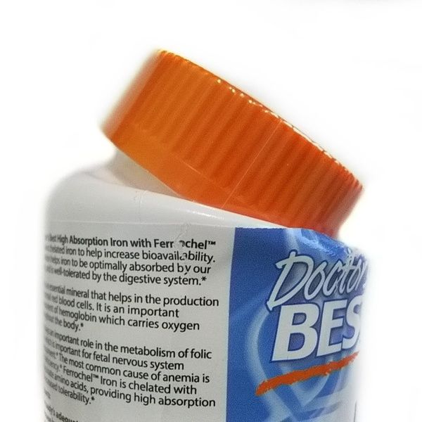 УЦІНКА Хелатне залізо, High Absorption Iron, Doctor's Best, 27 мг, 120 таблеток (вм'ятини),  Doctor's Best фото
