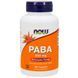 Пара-Аминобензойная Кислота (ПАБК), 500 мг, PABA, Now Foods, 100 капсул,  Now Foods фото 1