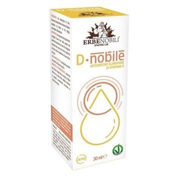 Витамин D 2000IU, Vitamin D Supplement, D Noble, Erbenobili, 30 мл капли,  Erbenobili фото