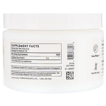 Пектин порошкоподібний фракціонований, Fractionated Pectin Powder, Thorne, 150 гр (5,3 унції),  Thorne фото