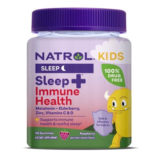 Здоровий сон та імунітет для дітей, смак ягід, Kids, Sleep + Immune Health, Natrol, 50 жувальних цукерок,  Natrol фото