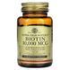 Біотин (В7) 10 000 мкг, Biotin, Solgar, 60 вегетаріанських капсул,  Solgar фото 3