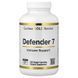 Укрепление иммунитета с бета-глюканом, Defender 7, California Gold Nutrition, 180 вегетарианских капсул,  California Gold Nutrition фото 3