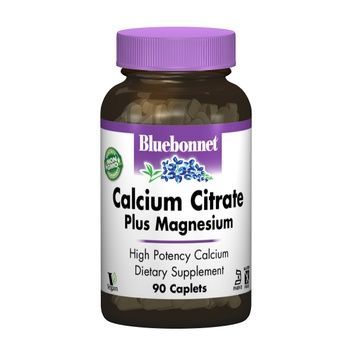 Цитрат Кальцію + Магній, Bluebonnet Nutrition, 90 капсул,  Bluebonnet Nutrition фото