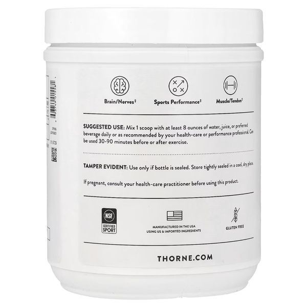 Креатин, смак ананасу та апельсину, Creatine, Thorne, 384 гр,  Thorne фото
