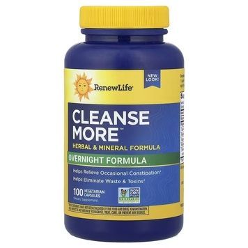 Комплекс Детоксикація (Засіб від Запору), Cleanse More, Renew Life, 100 вегетаріанських капсул,  Renew Life фото