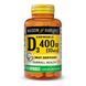 Витамин D 400 ME, вкус ванили, Vitamin D, Mason Natural, 100 жевательных таблеток,  Mason Natural фото 2
