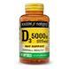 Витамин D3 5000 МЕ, Vitamin D3, Mason Natural, 100 гелевых капсул,  Mason Natural фото 1