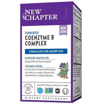 Коензим В-Комплексу, Coenzyme B Complex, New Chapter, 30 таблеток,  New Chapter фото